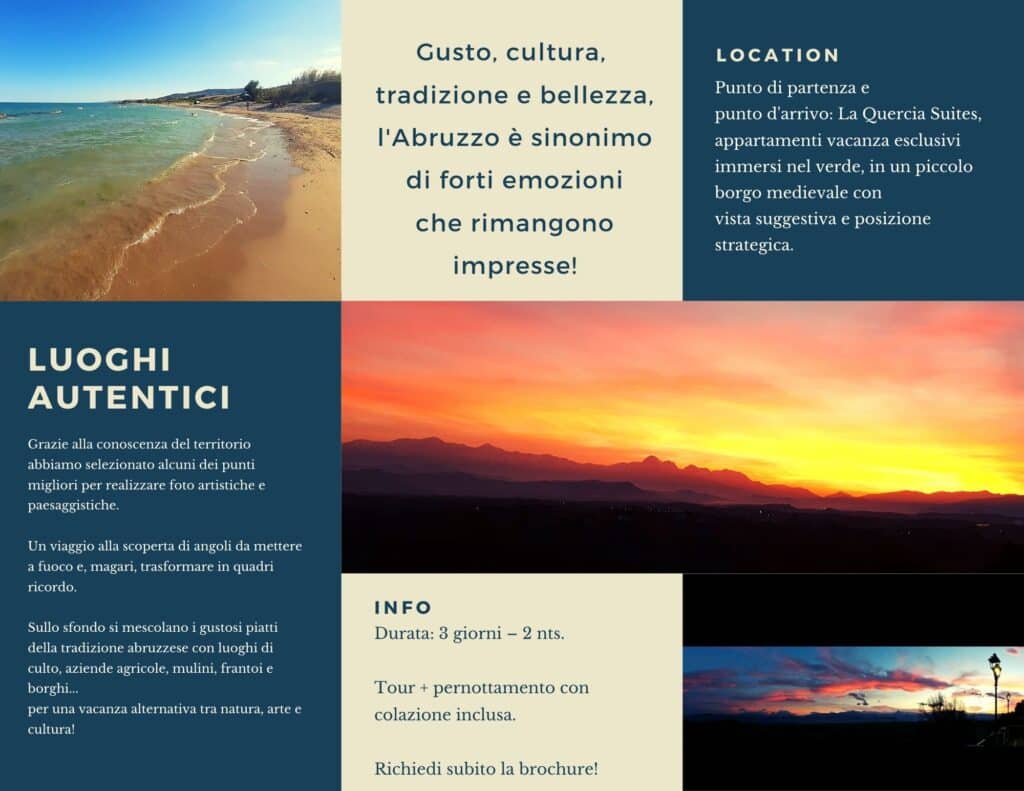 tour personalizzati abruzzo casa vacanze mare montagna